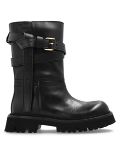 Ботинки с пряжками, черный Moschino