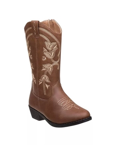 Маленькие девичьи ботильоны на каблуке, коричневый Kensie girl