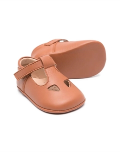 Пинетки с перфорацией, коричневый Eli1957