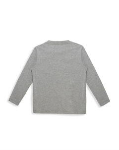 Футболка с длинным рукавом и логотипом для маленьких девочек, белый мульти Versace