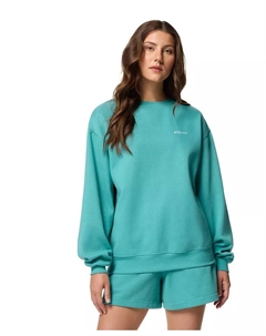 Женская толстовка Aldermore с круглым вырезом и длинными рукавами, размеры XS–3X, бирюзовый Columbia