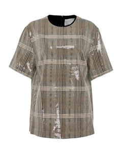 Клетчатая футболка с пайетками 3.1 phillip lim