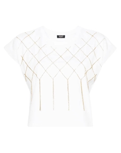Декорированная футболка, белый Liu jo