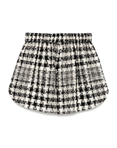 Клетчатые шорты, черный We11done