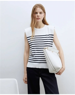 Топ в полоску, белый Сфера