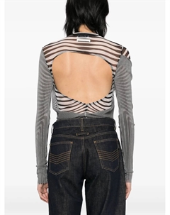 Боди с драпировкой, черный Jean paul gaultier