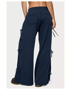Женские спортивные брюки Claudette Baggy Ribbon, синий Edikted