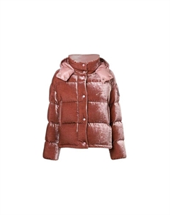 Пуховик женский розовый, розовый Moncler