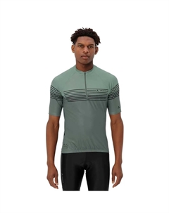 Джерси с коротким рукавом Posta Half Zip II, зеленый Vaude