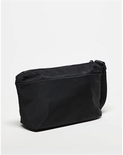 Нейлоновая косметичка с боковыми регуляторами, цвет черный Asos design