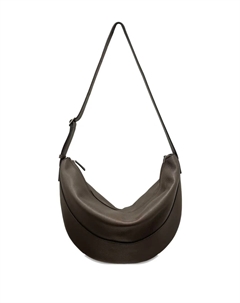 Кожаная сумка через плечо Jouve, коричневый The row