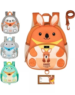 Рюкзак для мальчиков и девочек «Котик Купер» с поводком, мультиколор Babbleroo