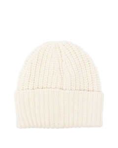 Ребристая шапка, белый Moncler