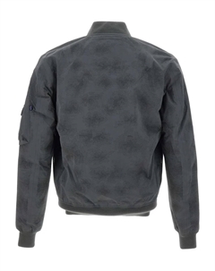 Бомбер с карманами карго, серый Alpha industries