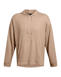 Худи Rival Waffle, бежевый Under armour