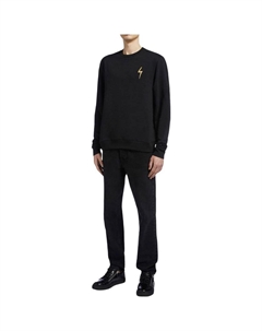 Длинный свитер с рукавами, черный Giuseppe zanotti