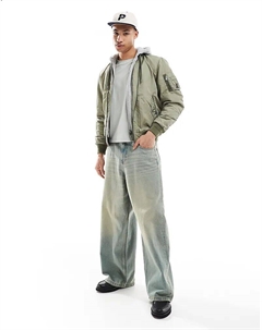 Куртка-бомбер Military ma1 цвета выбеленной оливы Superdry