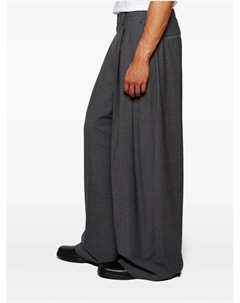 Брюки в клетку со складками, серый Alexander wang