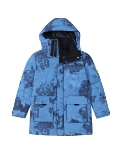 Теплая флисовая куртка для мужчин, цвет Marine Blue Camel