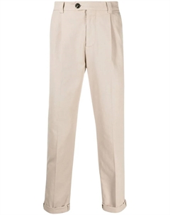 Прямые брюки чинос, нейтральный Brunello cucinelli