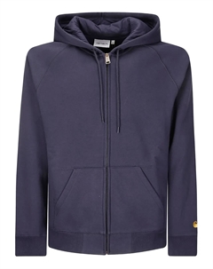 Толстовка на молнии с капюшоном, синий Carhartt wip