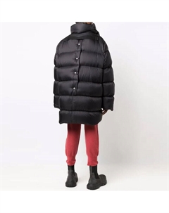 Пуховик мужской черный, черный Rick owens