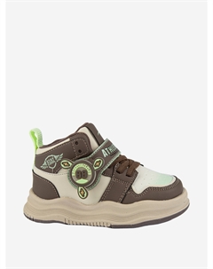 Кроссовки высокие для мальчика, Коричневый Kapika