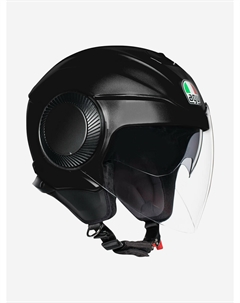 Мотошлем открытый ORBYT MONO Matt Black, Черный Agv
