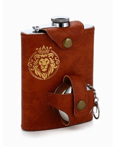 Фляжка со складной стопкой в чехле Сима-ленд