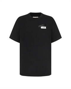 Хлопковая футболка Mm6