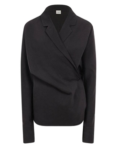 Рубашка из хлопка и льна Toteme