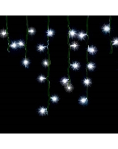 Новогодняя электрогирлянда на 80 LED ламп холодный белый, 8 режимов Magic time