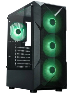 Корпус ATX A304 4ARGB-C6 Black без БП, 2*USB 2.0, USB 3.0 Xastra