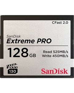 Карта памяти 128GB SDCFSP-128G-G46D Extreme Pro CFAST 2.0 128GB 525MB/s VPG130 Sandisk
