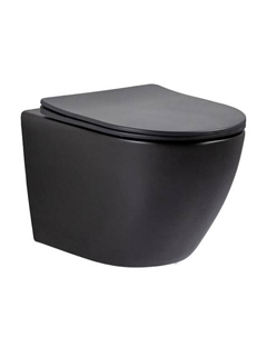 Унитаз Tornado Tr2122TF-Bm 62261Y подвесной цвет Черный матовый с сиденьем Микролифт Gid
