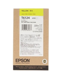 Картридж Epson C13T612400, желтый / C13T612400
