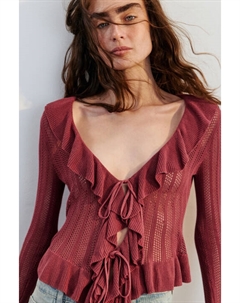 Кардиган на завязках с воланами Befree