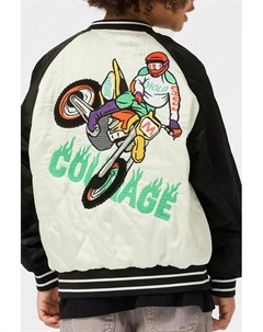 Куртка-бомбер стеганая с принтом Molo