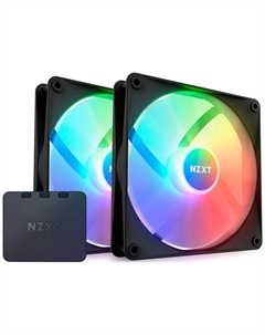 Вентиляторы для корпуса NZXT F140 RGB Core Twin Pack 2x140mm Black (RF-C14DF-B1) Nzxt