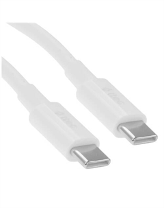 Кабель USB Type-C(M)-USB Type-C(M), быстрая зарядка, Power Delivery 65 Вт, 3 м, белый, TTEC (2DK48B) Ttec