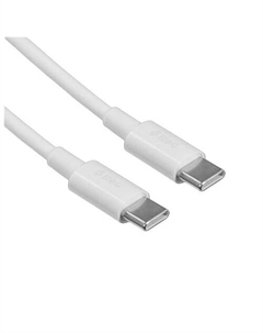 Кабель USB Type-C(M)-USB Type-C(M), быстрая зарядка, Power Delivery 65 Вт, 30 см, белый, TTEC (2DK47B) Ttec