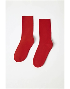Носки с кашемиром красного цвета 2mood