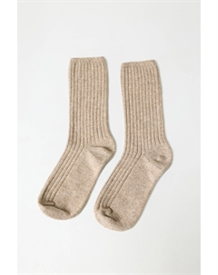 Носки с кашемиром бежевого цвета 2mood