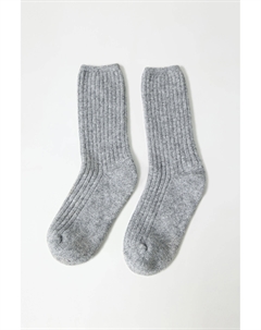 Носки с кашемиром пепельного цвета 2mood