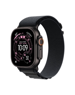 Умные часы Apple Watch Ultra 3, 49 мм, GPS+Cellular, Black Titanium Case/Black Alpine Loop Large Band