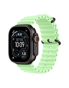 Умные часы Apple Watch Ultra 3, 49 мм, GPS+Cellular, Black Titanium Case/Neon Green Ocean Band