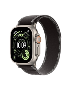 Умные часы Apple Watch Ultra 3, 49 мм, GPS+Cellular, Natural Titanium Case/Black Charcoal Trail Loop M/L Band