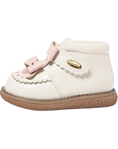 Детские утепленные ботинки серии Rococo, белый Snoffy