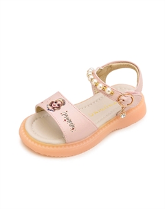 Противоскользящие детские сандалии для детей, розовый Budding