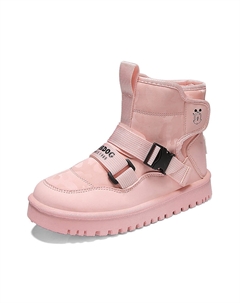 Детские зимние ботинки для детей, розовый Bobdog